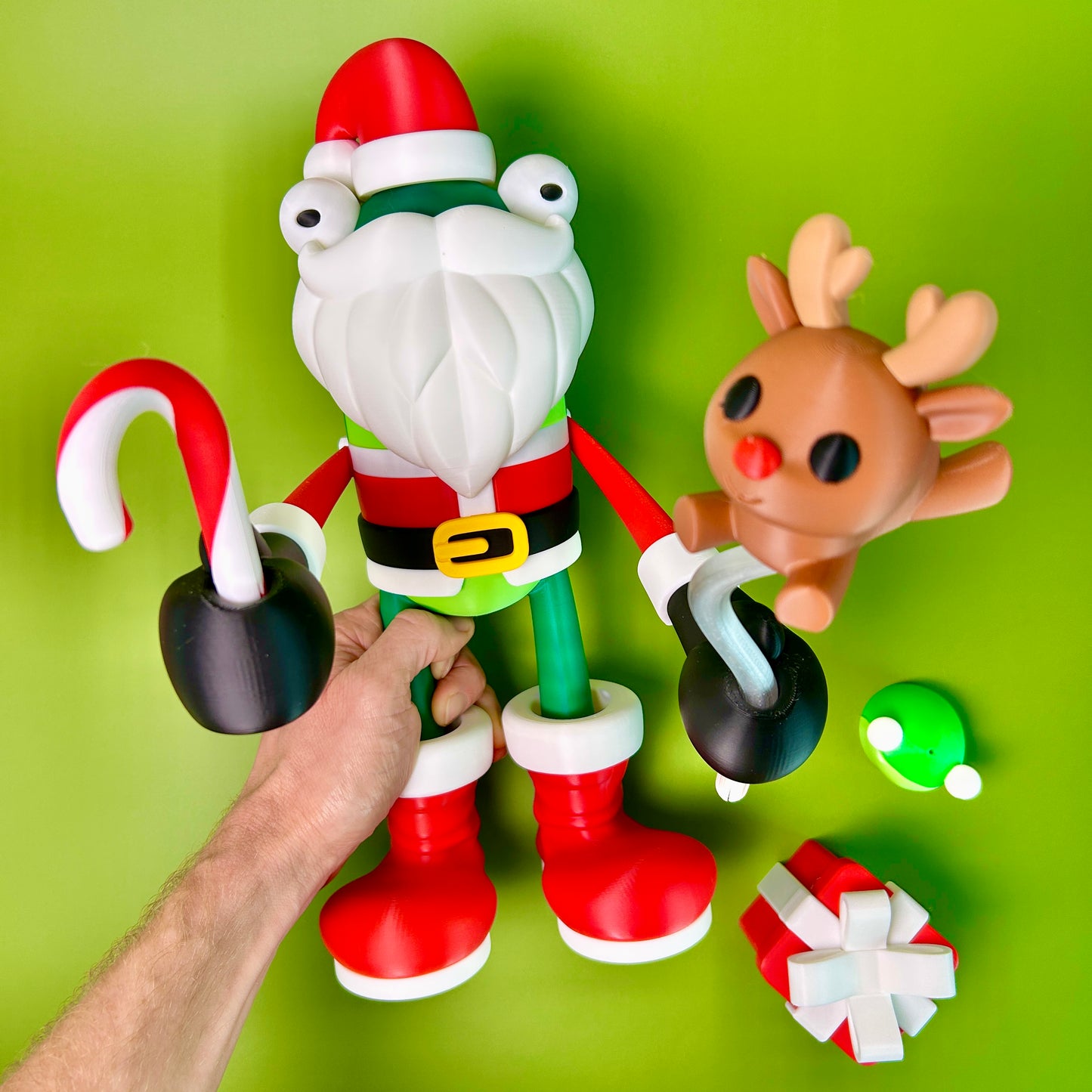 Jumbo Santa Frog