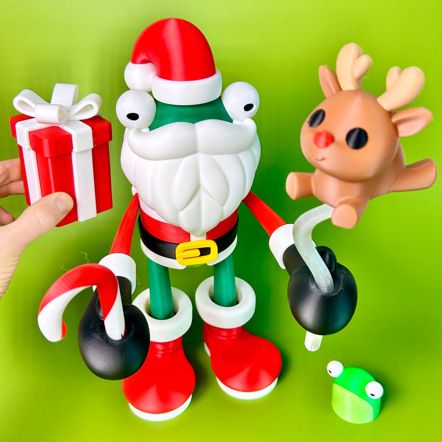 Jumbo Santa Frog